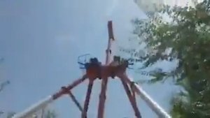 Аттракцион рухнул в Узбекистане