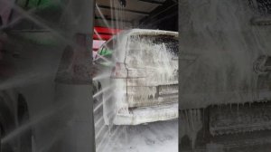 автомойка робот реально отмывает статическую грязь