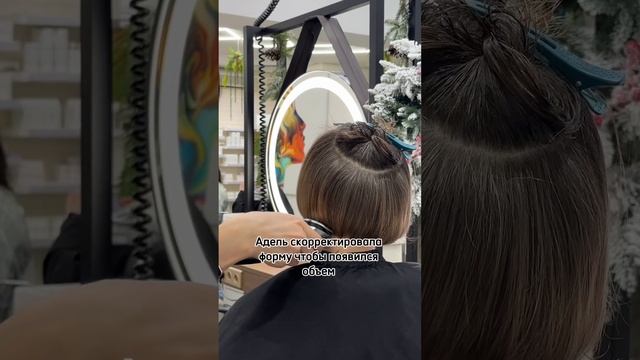 стрижка для тонких волос от стилиста Адель ✨ #стрижка #допосле #hair #женскаястрижка #преображение