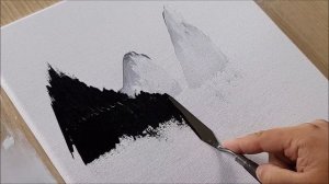 АБСТРАКТНЫЕ ГОРЫ - Рисование акриловыми красками! Шаг за шагом! Для детей и родителей!