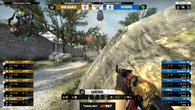 Iron Branch vs Entropiq | Map 3 Overpass | ESL Challenger Rotterdam 2022 Europe СQ