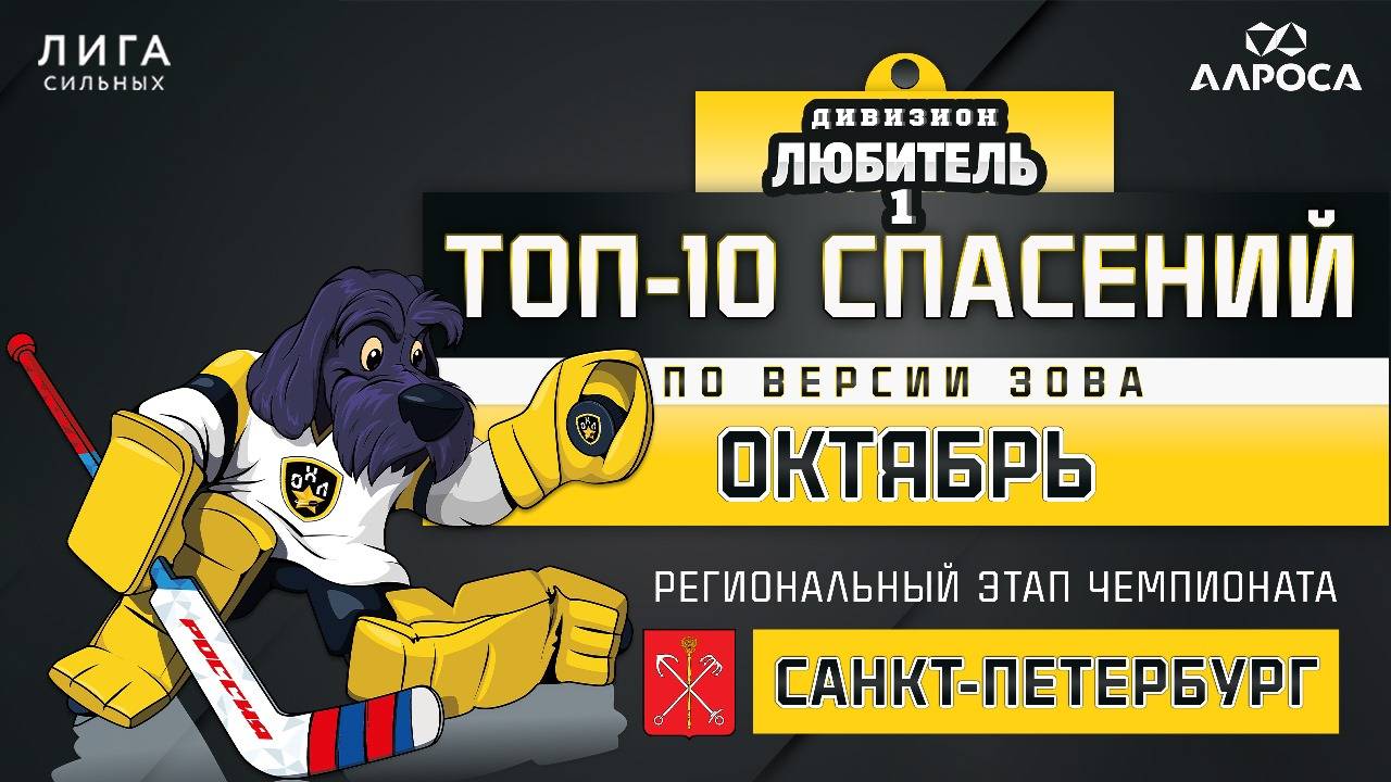 ТОП-10 СПАСЕНИЙ / ОКТЯБРЬ / САНКТ-ПЕТЕРБУРГ / СЕЗОН 2024-2025 / ЛЮБИТЕЛЬ 1