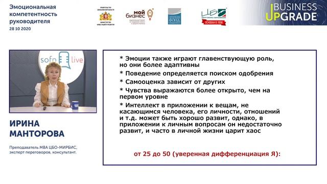 Прямой эфир: «Эмоциональная компетентность руководителя»