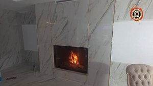 Наши работы: установка каминной топки ASTOV ПС 12080