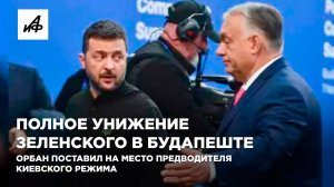 Унижение Зеленского в Будапеште. Орбан поставил на место предводителя киевского режима