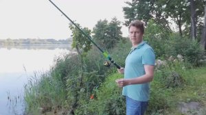 Рыбалка на озере Бисерово на удочку с поплавком