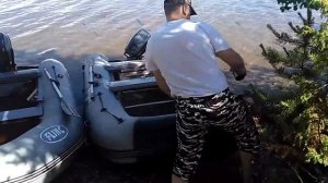 Лодка River Boats 370. Первый спуск на воду.