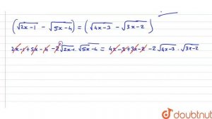 Solve the equation  `sqrt(2x-1)+sqrt(3x-2)=sqrt(4x-3)+sqrt(5x-4).`