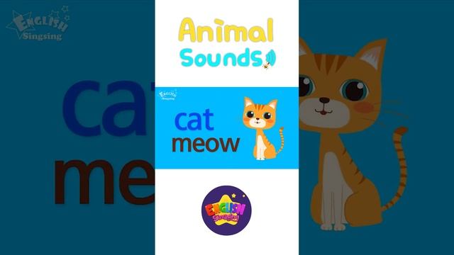 Kids Vocabulary - Animal Sounds - Various Animal Sounds- Learn English for kids #shorts