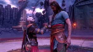Kratos Vs Tyr - God of War Ragnarok Valhalla - Música tema - Soundtrack - Boss fight