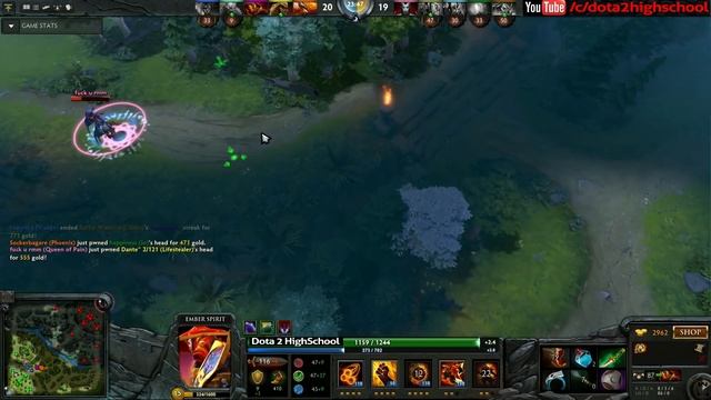 Miracle- Dota 2 : Guide - Profession Ember Spirit - Solo Mid VS No[o]ne- QOP