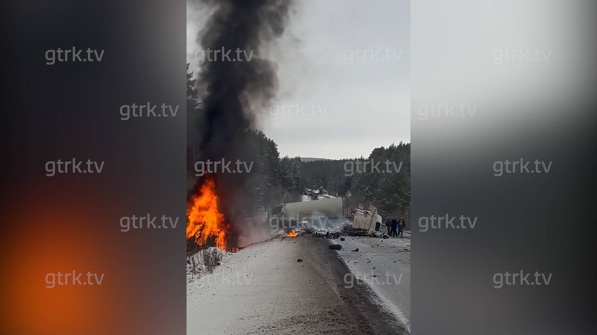 На трассе М-5 около Усть-Катава произошла смертельная массовая авария с участием фур