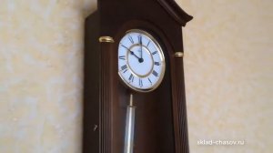 Настенные часы кварцевые Hermle 70628-032214 с маятником и боем