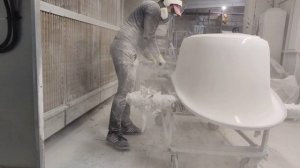 Обеспыливающая кабина Эксперт 3000 для шлифовки ванн от остатков литья форм