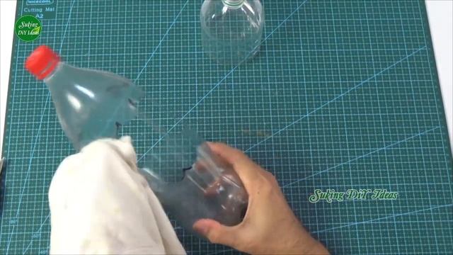 DIY Hanging Planter  Ellipse Design | Recycle Plastic Bottle