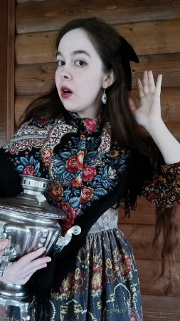 Деревенский гламур! Наряд на обрезку роз🌹#винтажныйстиль #русскийстиль