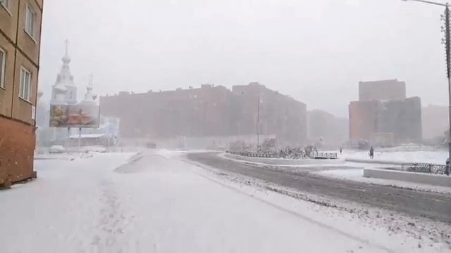 В Норильске уже зима