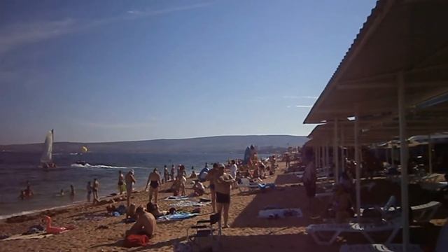 Феодосия  Пляжи обзор сентябрь