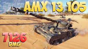 AMX 13 105 - 8 Фрагов 7.1K Урона - Спортсмен! - Мир Танков