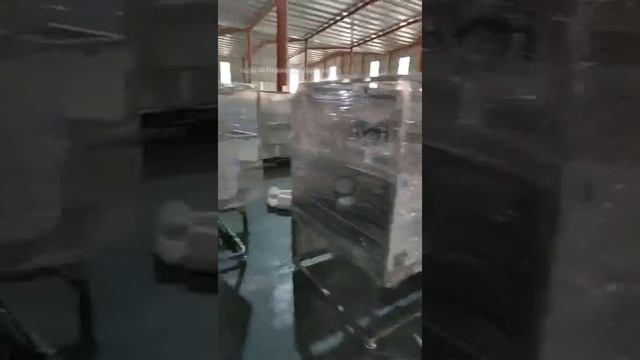 СВЧ печь. Подготовка к отгрузке. Industrial microwave oven. Preparation for shipment.