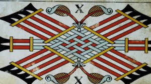 10 жезлов. Сочетания.