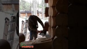 Окосячка в деревянном доме