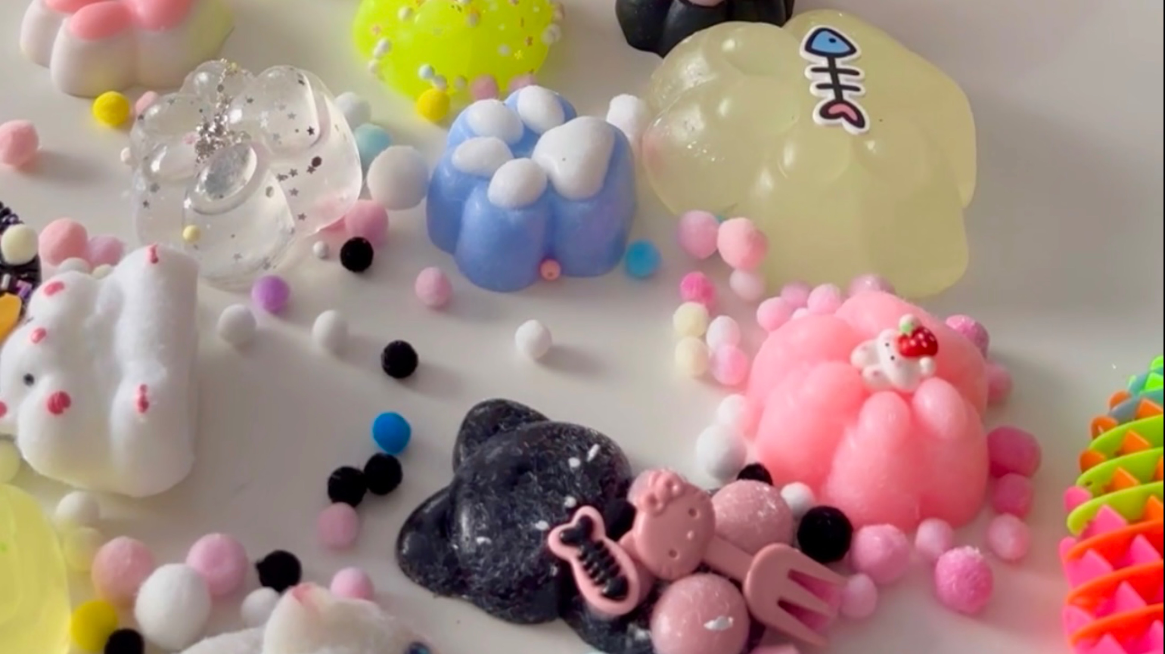 🌈Гигантская Кошачья лапка светящаяся🤩 сквиши Капибара зайки сквиши кошечки сквиш лапки антистрес