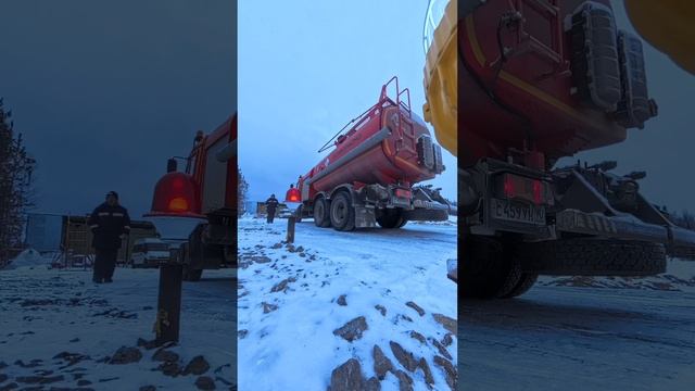 КАМАЗ и МИ-8