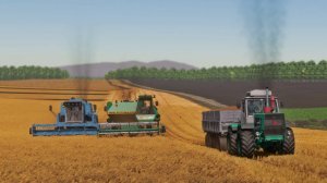 Farming Simulator 22 / Карта Кошмак/ Уборка ячменя ч.2