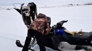 На снегоходе по бездорожью