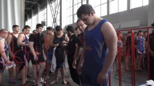 Взвешивание борцов до 100 кг на первенстве России 2024 до 16 лет.