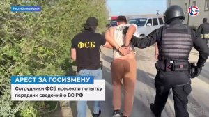 Сотрудники ФСБ пресекли попытку передачи сведений о Вооруженных Силах России