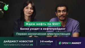 Дайджест новостей топливного рынка и энергетики. Выпуск 5 (2-8 ноября 2024)