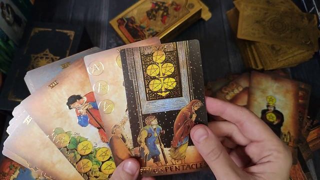 Самая красивая колода Таро Уэйта в мире!!! / GOLD FOIL TAROT 3D обзор Таро Уэйта от White devil