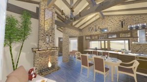 Одноэтажный узкий (5,8м) дом МАЙКОП. Бюро ИНВАПОЛИС