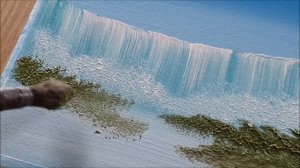 ВОДОПАД - Рисование для детей и родителей! - Урок рисования - Акриловая живопись