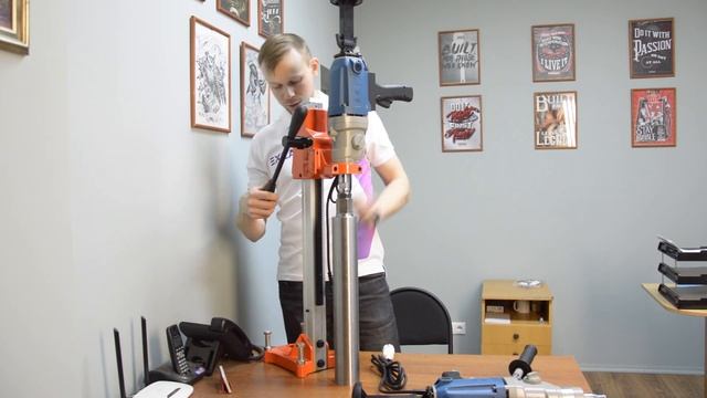 Dongcheng Z1Z-FF-190 - дрель для алмазного сверления | Обзор смотреть онлайн