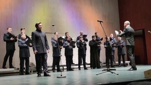 Хор Сретенского монастыря - венесуэльская нар. песня в обр.А.Полтарухна "Альма Лланера" сол.И.Леонов