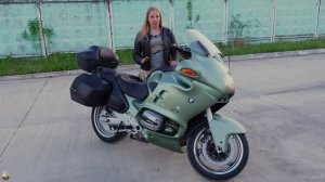 BMW R1100RT "Королева Марго" (тест от Ксю) - рубрика "Кому за сто!"