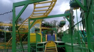 Железная дорога аттракцион Паровозик "Гусеница"