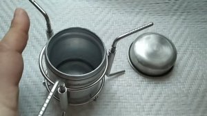 спиртовка с складным таганком