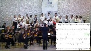 Красильников, Детская сюита, ч 2, обучение для партии треугольника