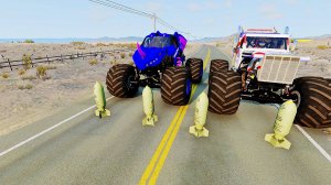 Машина наезжает на авиабомбу