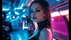 Cosmic Babes - Space Emergency | Dark Progressive Music | Sci-Fi Short AI Video