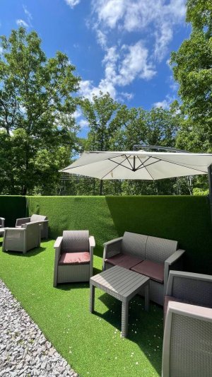 Видеообзор детского лагеря имени Олега Кошевого от Марии Головацкой и её сына Артёма