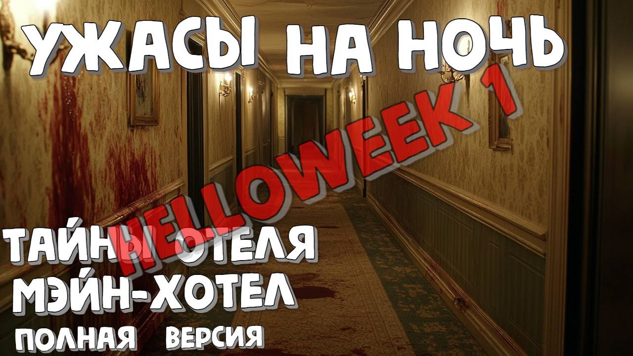 Ужасы на ночь  😱 Рассказ "Тайны отеля Мэйн-Хотел. Полная версия"
