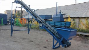 Ленточный транспортер (ленточный конвейер) наклонный