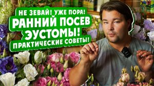 Не зевай! Уже пора! РАННИЙ ПОСЕВ ЭУСТОМЫ! практические советы!