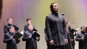 Хор Сретенского монастыря - "Аве Мария" Иоган Себастьян Бах и Шарль Гуно солист Александр Бородейко