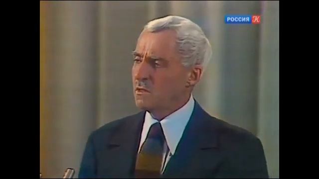 Константин Симонов читает своё стихотворение "Смерть друга"